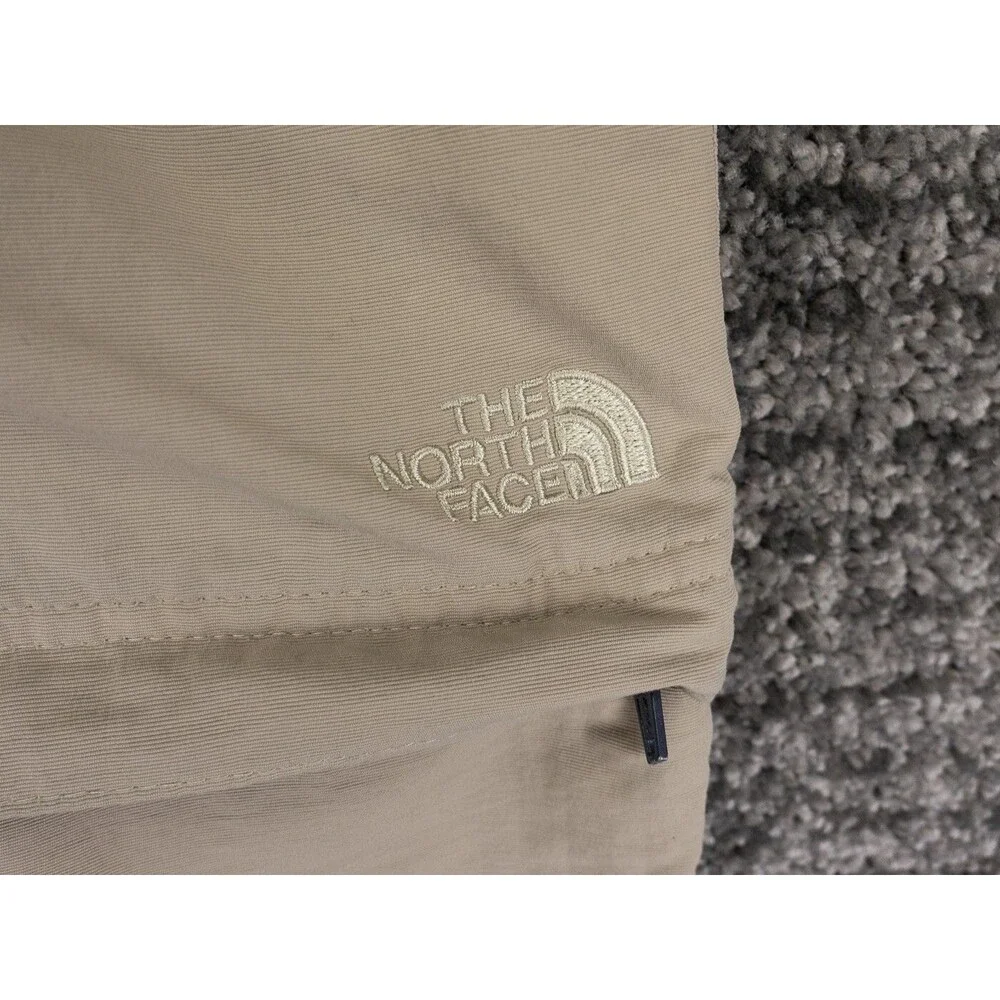 The North Face Convertible Cargo Pants Mens 2XL Beige Belted Flex Waist Gorpcore
